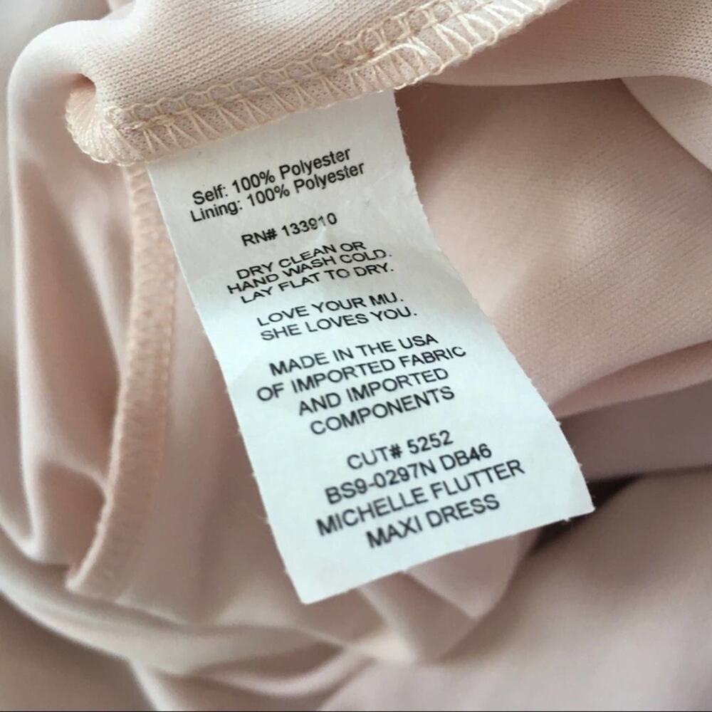 New NWT Show me your Mumu blush pink medium maxi dress - Picture 11 of 11